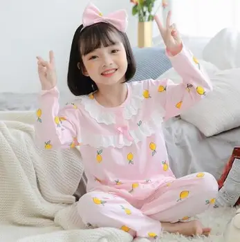 Home service pyžamo set detské dievčenské pyžamo oblečenie set home service detí vyhovovali 2-13 rokov