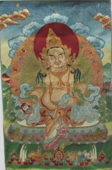 Čínsky hodváb výšivky thangka Tibete a Nepále exorcizmus pokoj a bohatstvo 35.46'